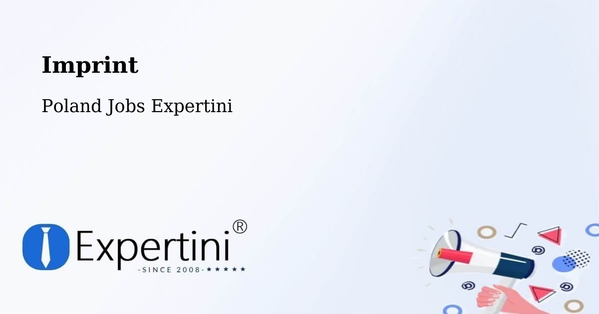 Imprint – Okonek - Poland Jobs Expertini